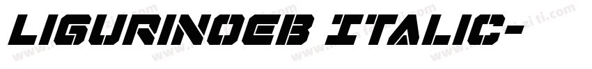 LigurinoEb Italic字体转换